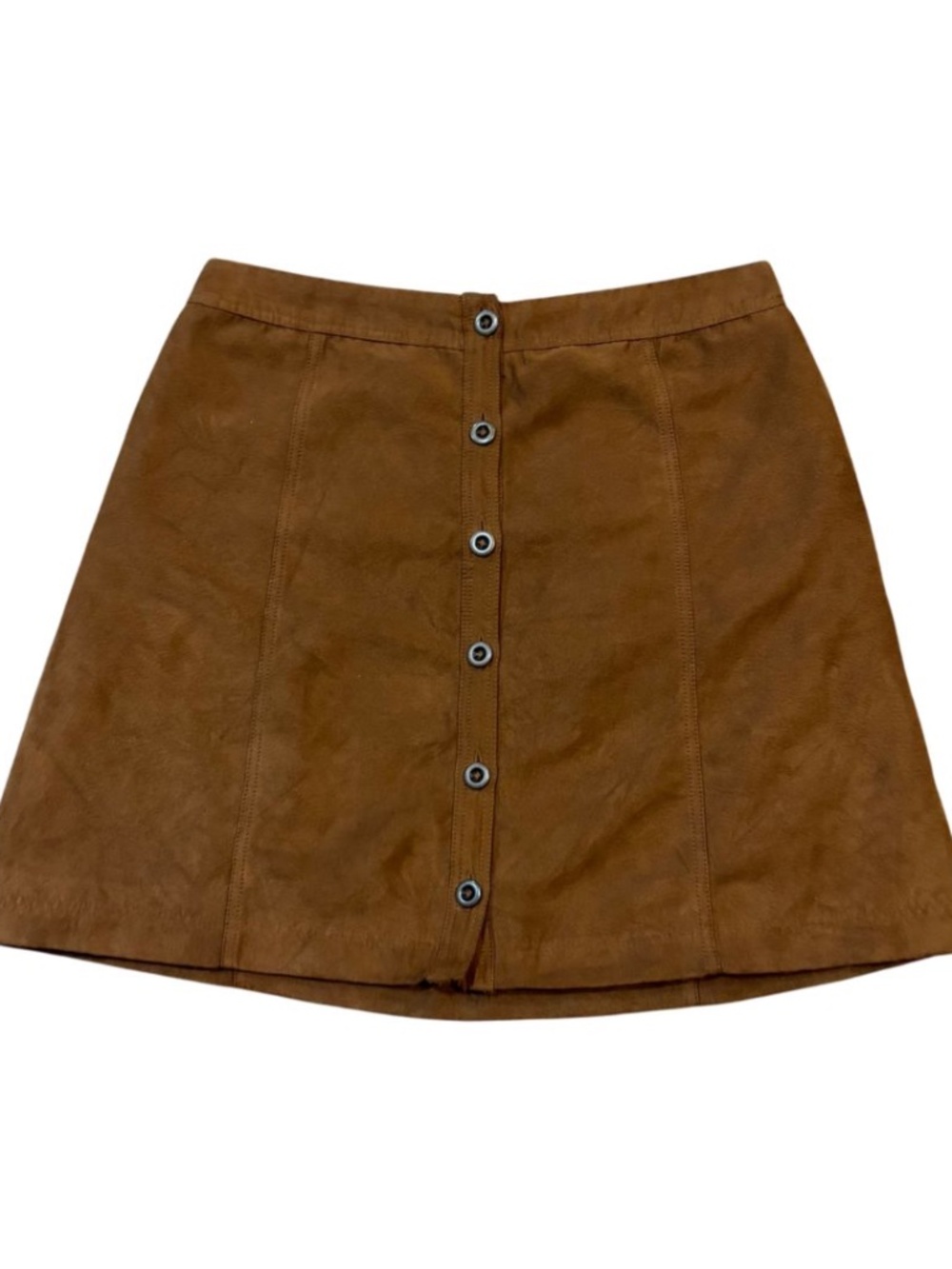 Hollister Button Down Suede Skirt
